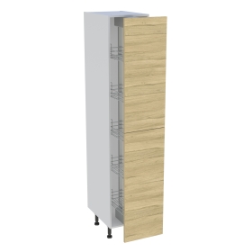 Colonne cuisine 2 portes H.216,6 cm x L. 40 cm - C2P401EX - Chêne clair