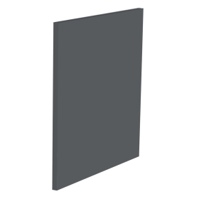 Kit façade meuble cuisine Gris Ardoise Mat 1 porte H. 57,3 cm L. 59,7 cm