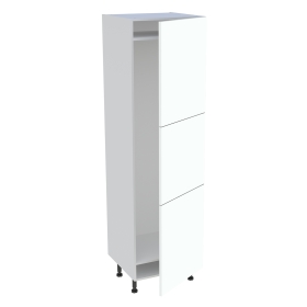 Colonne cuisine 3 portes H.216,6 cm x L. 60 cm - CFR3P60 - Blanc chaud mat