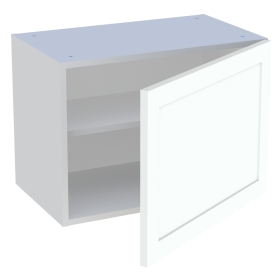 Meuble haut cuisine 1 porte H.43,2 cm x L. 60 cm - Blanc cadre