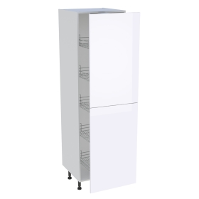 Colonne cuisine 2 portes H.216,6 cm x L. 60 cm - C2P601EX - Blanc brillant