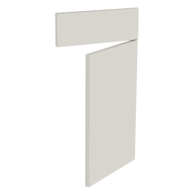 Kit façade meuble cuisine Lin Mat 1 porte, 1 faux tiroir H. 71,7 cm L. 39,7 cm