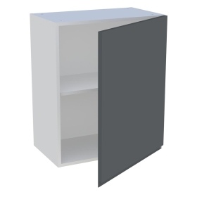 Meuble haut cuisine 1 porte H.72 cm x L. 60 cm - Gris ardoise mat sans poignee