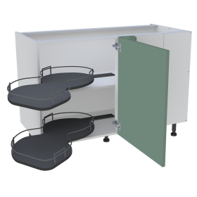 Meuble bas cuisine 1 porte H.87 cm x L. 120 cm - BSA120D - Vert sauge mat