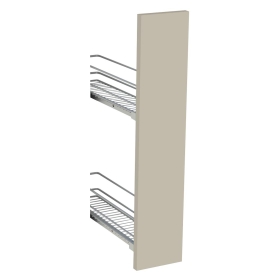 Kit façade meuble cuisine Beige Mat 1 porte H. 71,7 cm L. 14,7 cm