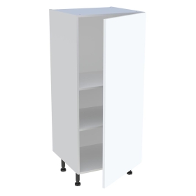 Demi colonne cuisine 1 porte H.129,6 cm x L. 60 cm - Blanc mat