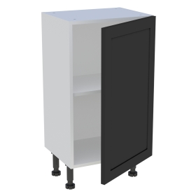 Meuble bas cuisine 1 porte H.87 cm x L. 45 cm x P. 36,9 cm - Noir cadre