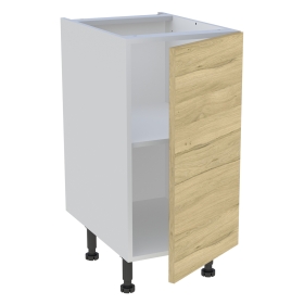 Meuble bas cuisine 1 porte H.87 cm x L. 40 cm - Chêne clair