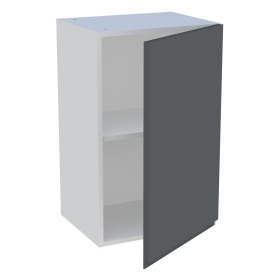 Meuble haut cuisine 1 porte H.72 cm x L. 45 cm - Gris ardoise mat sans poignee