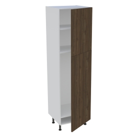 Colonne cuisine 2 portes H. 216,6 cm x L. 60 cm - CFR2P601 - Noyer foncé