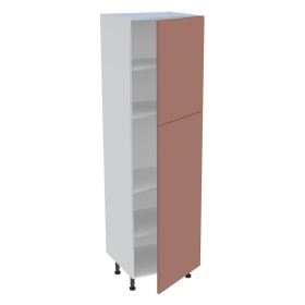 Colonne cuisine 2 portes H.216,6 cm x L. 60 cm - C2P602 - Terracotta mat