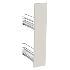 Kit façade meuble cuisine Lin Mat 1 porte H. 71,7 cm L. 14,7 cm