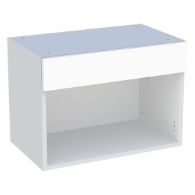 Meuble haut cuisine  H.43,2 cm x L. 60 cm - Blanc mat sans poignée