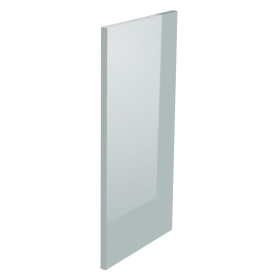 Kit façade meuble cuisine Gris Cendre Brillant 1 porte H. 71,7 cm L. 39,7 cm
