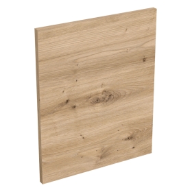 Coté de remplacement meuble haut cuisine sur hotte CHÊNE NATUREL SANS POIGNÉE - H. 43.2 cm