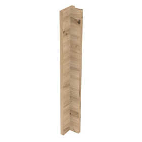 Kit fileur d'angle droit meuble cuisine CHÊNE NATUREL SANS POIGNÉE - H. 71.7 cm
