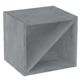 Caisson à bouteilles meuble Béton Brut H.36 cm x L.40 cm