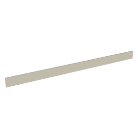 Plinthe ou fileur meuble cuisine L. 240 cm - Beige Mat