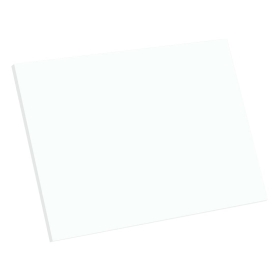 Kit façade meuble cuisine Blanc Chaud Mat 1 porte H. 42,9 cm L. 59,7 cm
