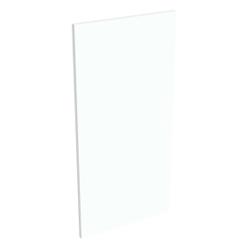 Coté de remplacement meuble haut cuisine BLANC CHAUD MAT - H. 72 cm