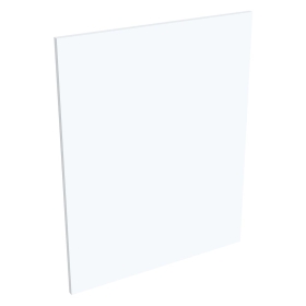 Coté de remplacement meuble bas cuisine BLANC MAT - H. 72 cm