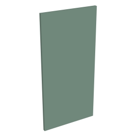 Coté de remplacement meuble haut cuisine VERT SAUGE MAT - H. 72 cm