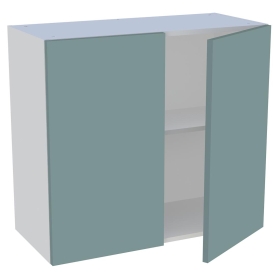 Meuble haut cuisine 2 portes H. 72 cm x L. 80 cm - Vert opale mat