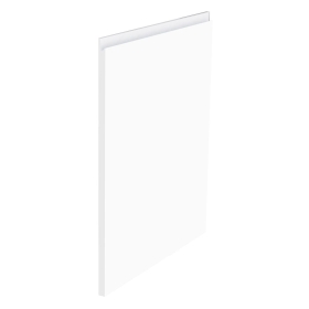 Kit façade meuble cuisine Blanc Mat Sans Poignée 1 porte H. 71,7 cm L. 59,7 cm
