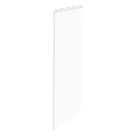 Kit façade meuble cuisine Blanc Mat Sans Poignée 1 porte H. 129,3 cm L. 59,7 cm