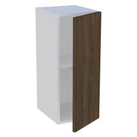 Meuble haut cuisine 1 porte H. 72 cm x L. 30 cm - Noyer foncé