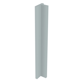 Kit fileur d'angle droit meuble cuisine GRIS CENDRE BRILLANT - H. 71.7 cm