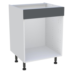 Meuble bas cuisine  H.87 cm x L. 60 cm - Gris ardoise mat