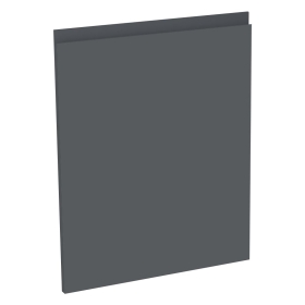 Kit façade meuble cuisine Gris Ardoise Mat Sans Poignée 1 porte H. 57,3 cm L. 59,7 cm
