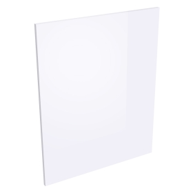 Coté de remplacement meuble bas cuisine BLANC BRILLANT - H. 72 cm