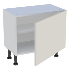 Meuble bas cuisine 1 porte H.58,2 cm x L. 60 cm x P. 36,9 cm - Lin mat
