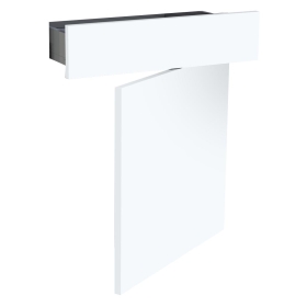 Kit façade meuble cuisine Blanc Mat 1 porte, 1 tiroir H. 71,7 cm L. 59,7 cm