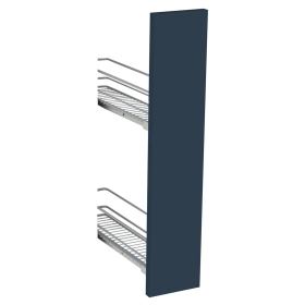 Kit façade meuble cuisine Bleu Nuit Mat 1 porte H. 71,7 cm L. 14,7 cm