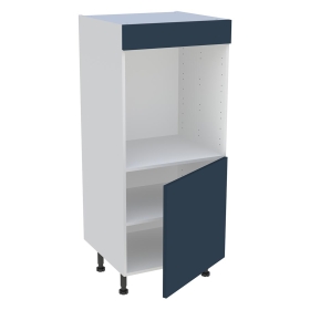 Demi colonne cuisine 1 porte H.129,6 cm x L. 60 cm - Bleu nuit mat