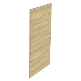 Kit façade meuble cuisine Chêne Clair 1 porte H. 100,5 cm L. 59,7 cm