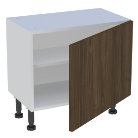 Meuble bas cuisine 1 porte H. 58,2 cm x L. 60 cm x P. 36,9 cm - Noyer foncé