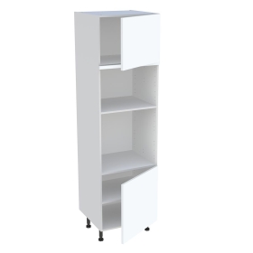 Colonne cuisine 2 portes H.216,6 cm x L. 60 cm - CFMO2P - Blanc mat