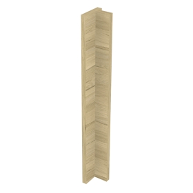 Kit fileur d'angle droit meuble cuisine CHÊNE CLAIR - H. 71.7 cm