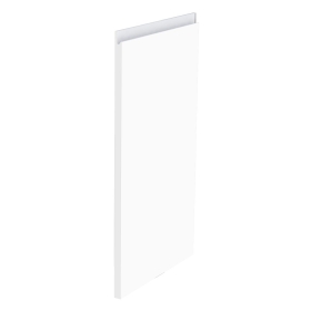 Kit façade meuble cuisine Blanc Mat Sans Poignée 1 porte H. 71,7 cm L. 39,7 cm