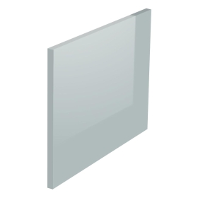 Kit façade meuble cuisine Gris Cendre Brillant 1 porte H. 42,9 cm L. 59,7 cm