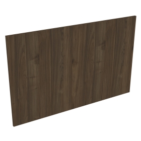 Coté de remplacement ilot pour meubles bas dos à dos Noyer Foncé - H. 72 cm