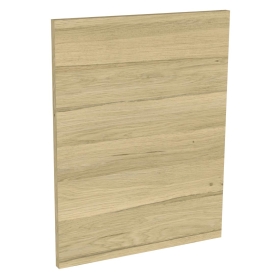 Kit façade 1 porte lave-vaisselle semi-intégrable Chêne Clair 1 porte H. 57,3 cm L. 44,7 cm