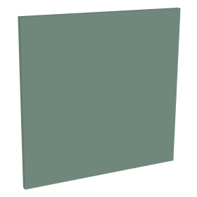 Kit façade 1 porte lave-vaisselle semi-intégrable Vert Sauge Mat 1 porte H. 57,3 cm L. 59,7 cm