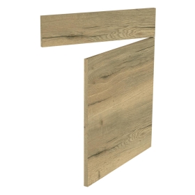 Kit façade meuble cuisine Chêne Structuré 1 porte, 1 faux tiroir H. 71,7 cm L. 59,7 cm
