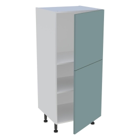 Demi colonne cuisine 2 portes H.129,6 cm x L. 60 cm - Vert opale mat