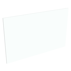 Coté de remplacement ilot pour meubles bas dos à dos BLANC CHAUD MAT - H. 72 cm